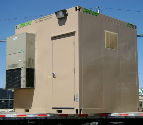 Cubes can be custom painted to fit into the surrounding environment or promote corporate colors.