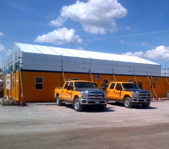 Xtreme Cubes can be painted to match existing buildings, or promote company colors.