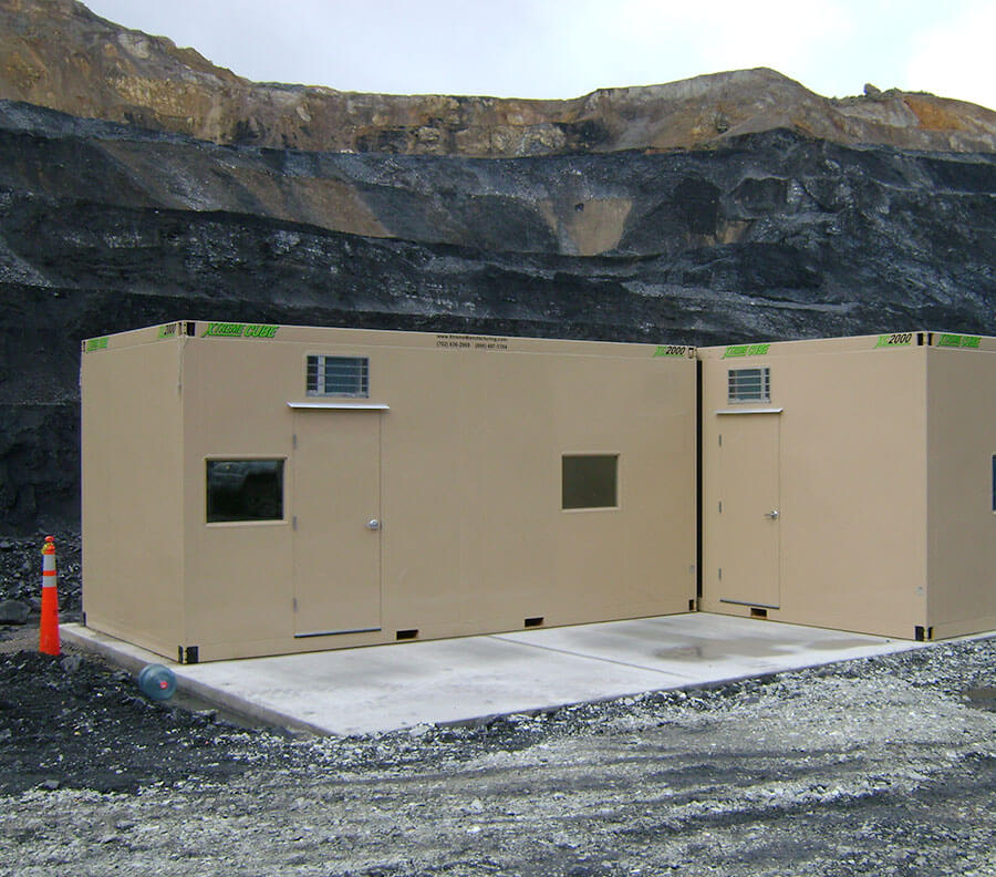 Standalone Xtreme Cube offices can be set up in almost any location, including rural environments.