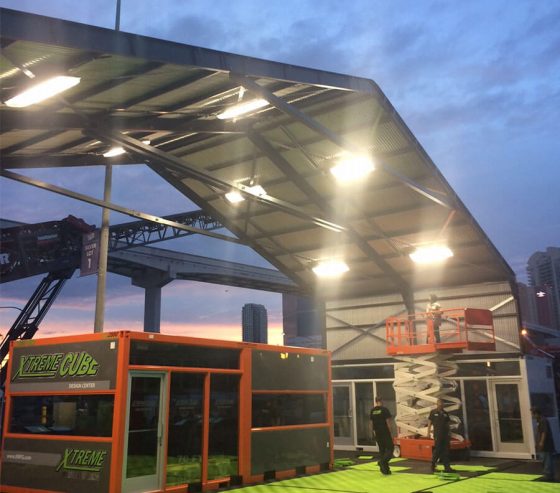 Thanks to its fast install and dismantle time, the ConTEMProof™ makes a great addition to outdoor trade show booths.