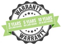 Xtreme's industry-leading 10 year – 5 year – 2 year warranty