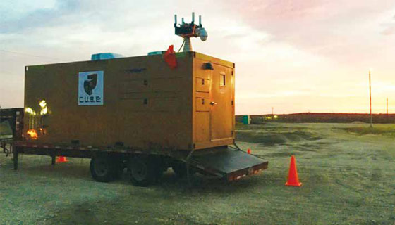 Xtreme Cube supplies turn-key mobile command center for drone-based inspections