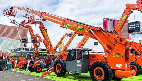 The Xtreme XR1585-C is the World's tallest fixed boom telehandler